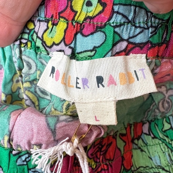 NWT Roller Rabbit Ashbury Floral Top & Pant. Large - Picture 4 of 10